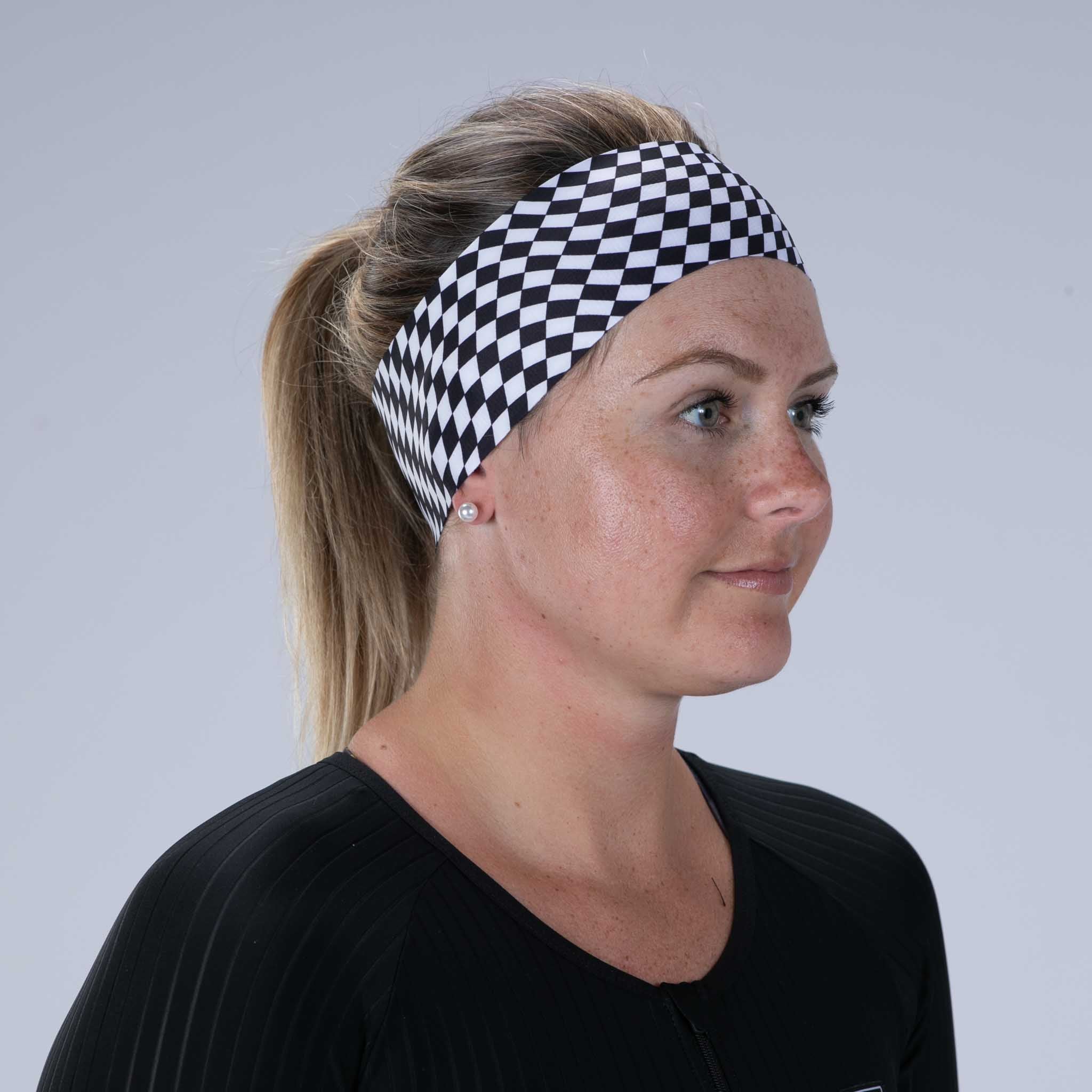 Zoot Sports HEADWEAR OSFA Unisex Ltd Headband - Checkers