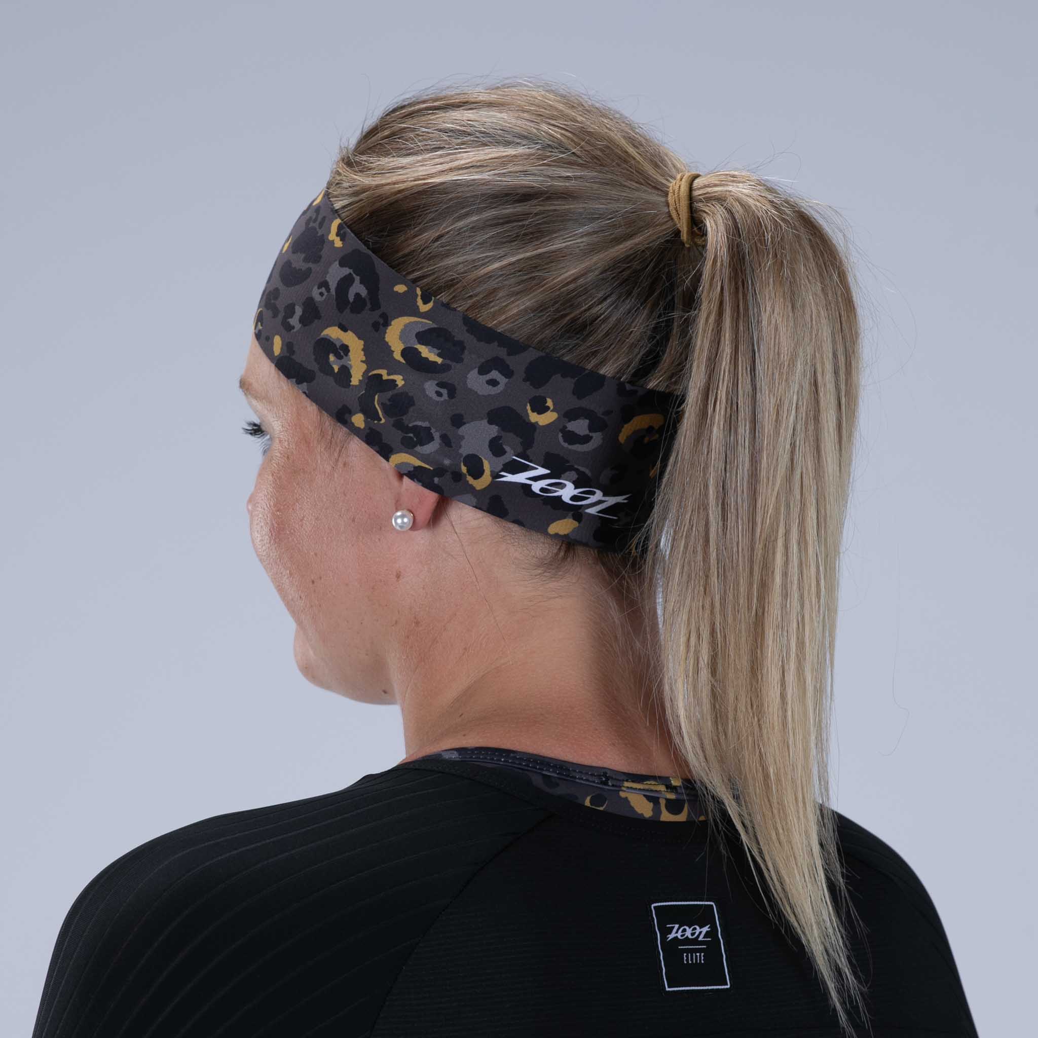 Zoot Sports HEADWEAR OSFA Unisex Ltd Headband - Cheetah