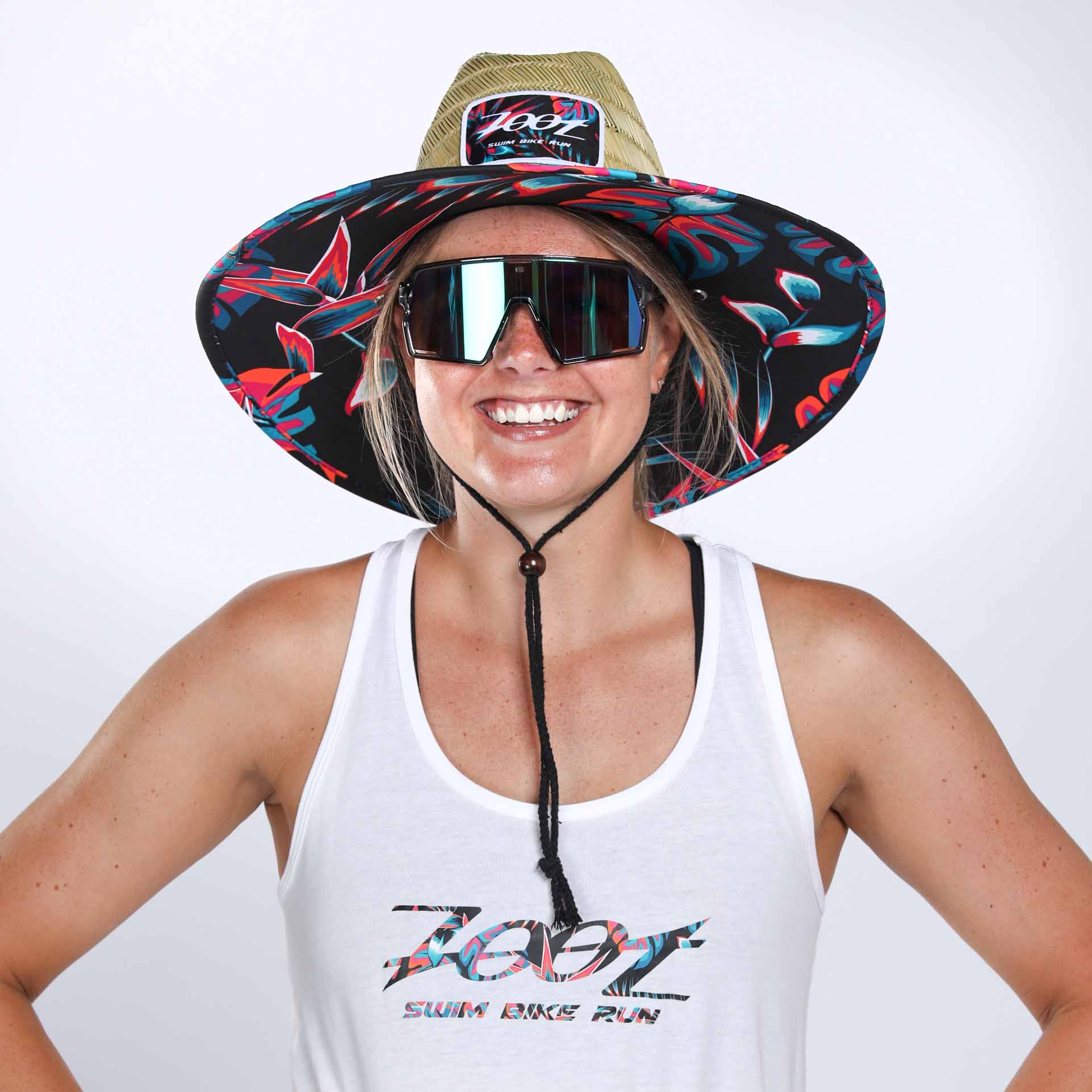 Unisex Sunstop Lifeguards Hat Straw