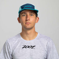 Zoot Sports HEADWEAR Unisex Tech 5-Panel Hat - Blue Burst