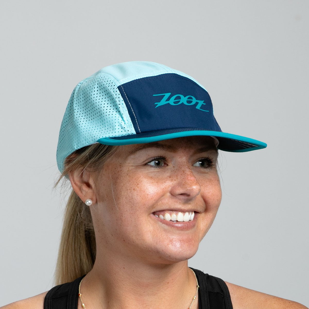 Zoot Sports HEADWEAR Unisex Tech 5-Panel Hat - Blue Burst