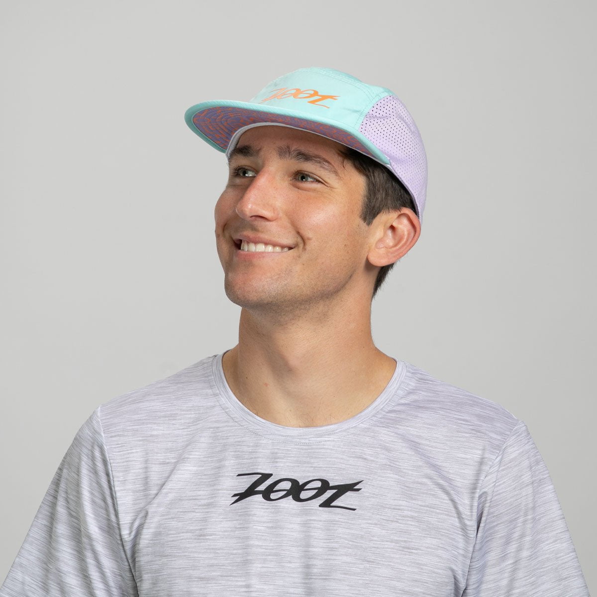 Zoot Sports HEADWEAR Unisex Tech 5-Panel Hat - Mint Trail