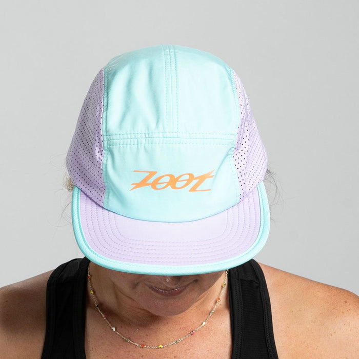 Zoot Sports HEADWEAR Unisex Tech 5-Panel Hat - Mint Trail