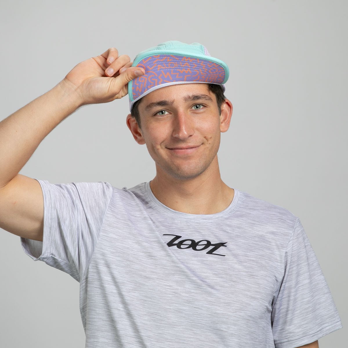 Zoot Sports HEADWEAR Unisex Tech 5-Panel Hat - Mint Trail