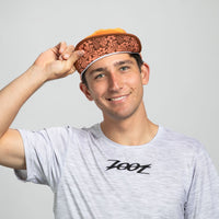 Zoot Sports HEADWEAR Unisex Tech 5-Panel Hat - Orange Aloha