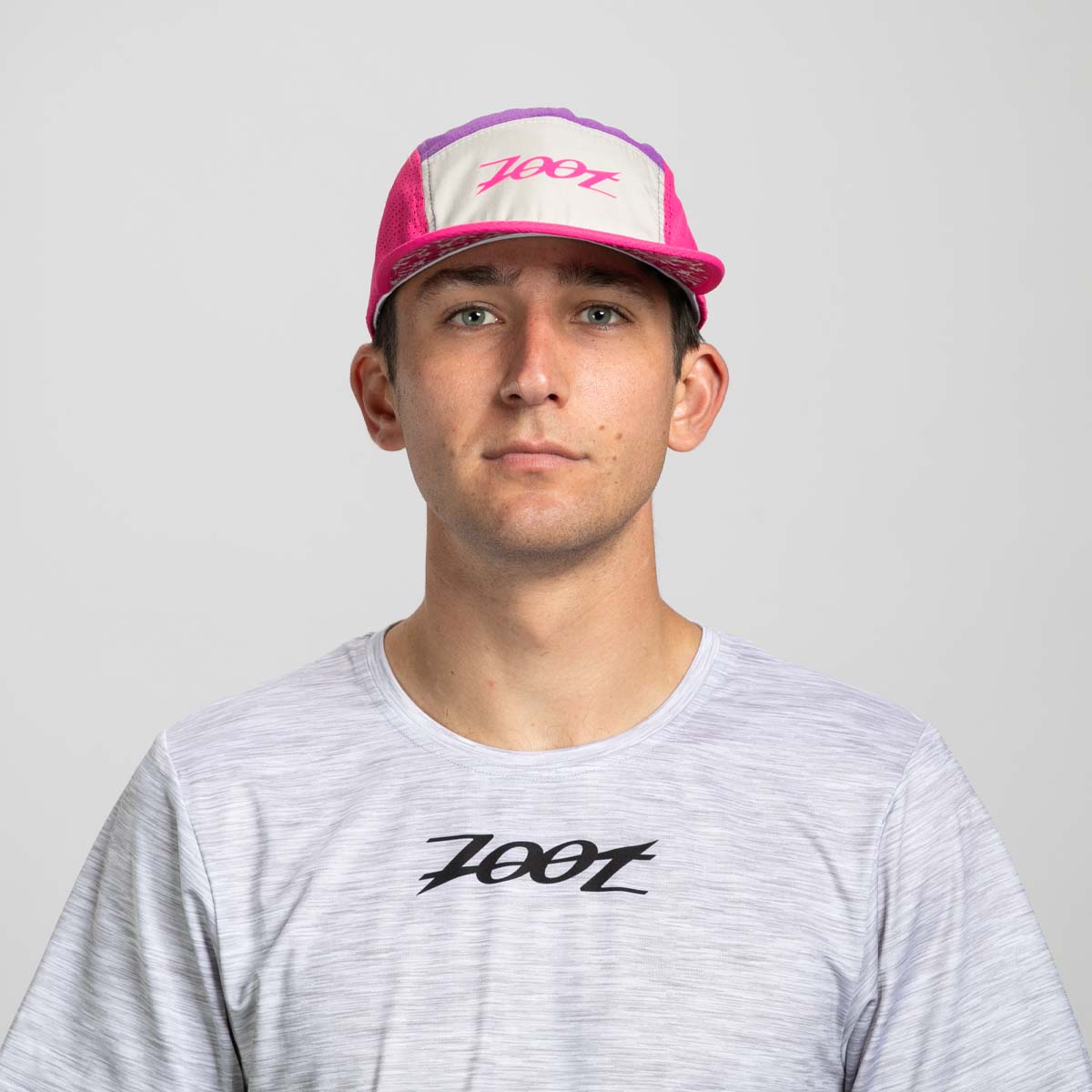 Zoot Sports HEADWEAR Unisex Tech 5-Panel Hat - Pink Aloha