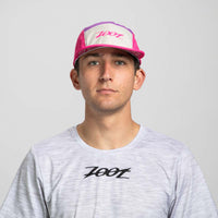 Zoot Sports HEADWEAR Unisex Tech 5-Panel Hat - Pink Aloha