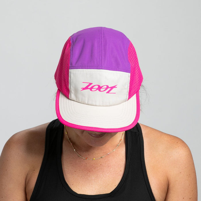 Zoot Sports HEADWEAR Unisex Tech 5-Panel Hat - Pink Aloha