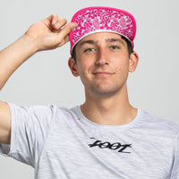 Zoot Sports HEADWEAR Unisex Tech 5-Panel Hat - Pink Aloha