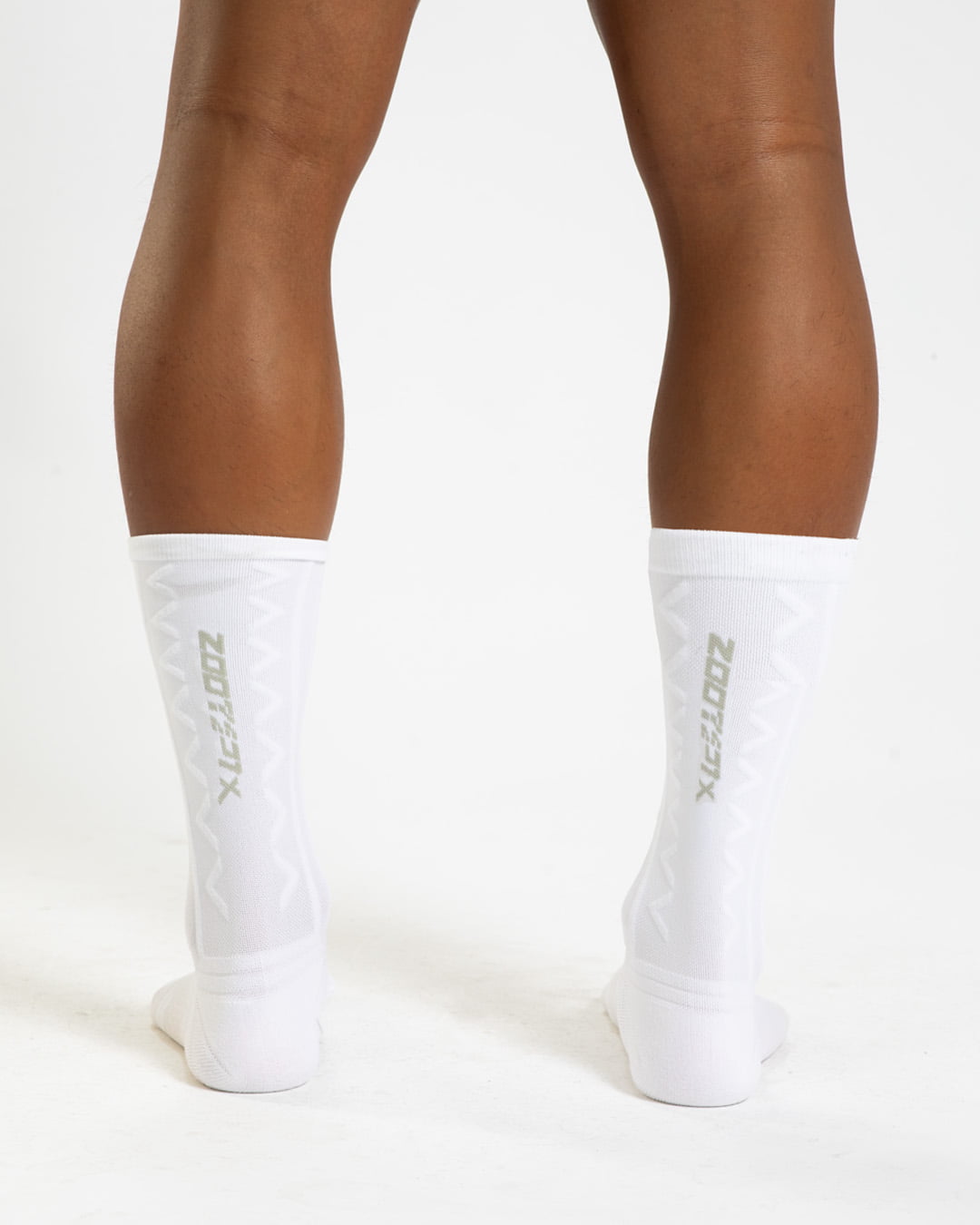 Zoot Sports HIGH SOCKS Unisex Ultra P1x Aero 7" Sock - White
