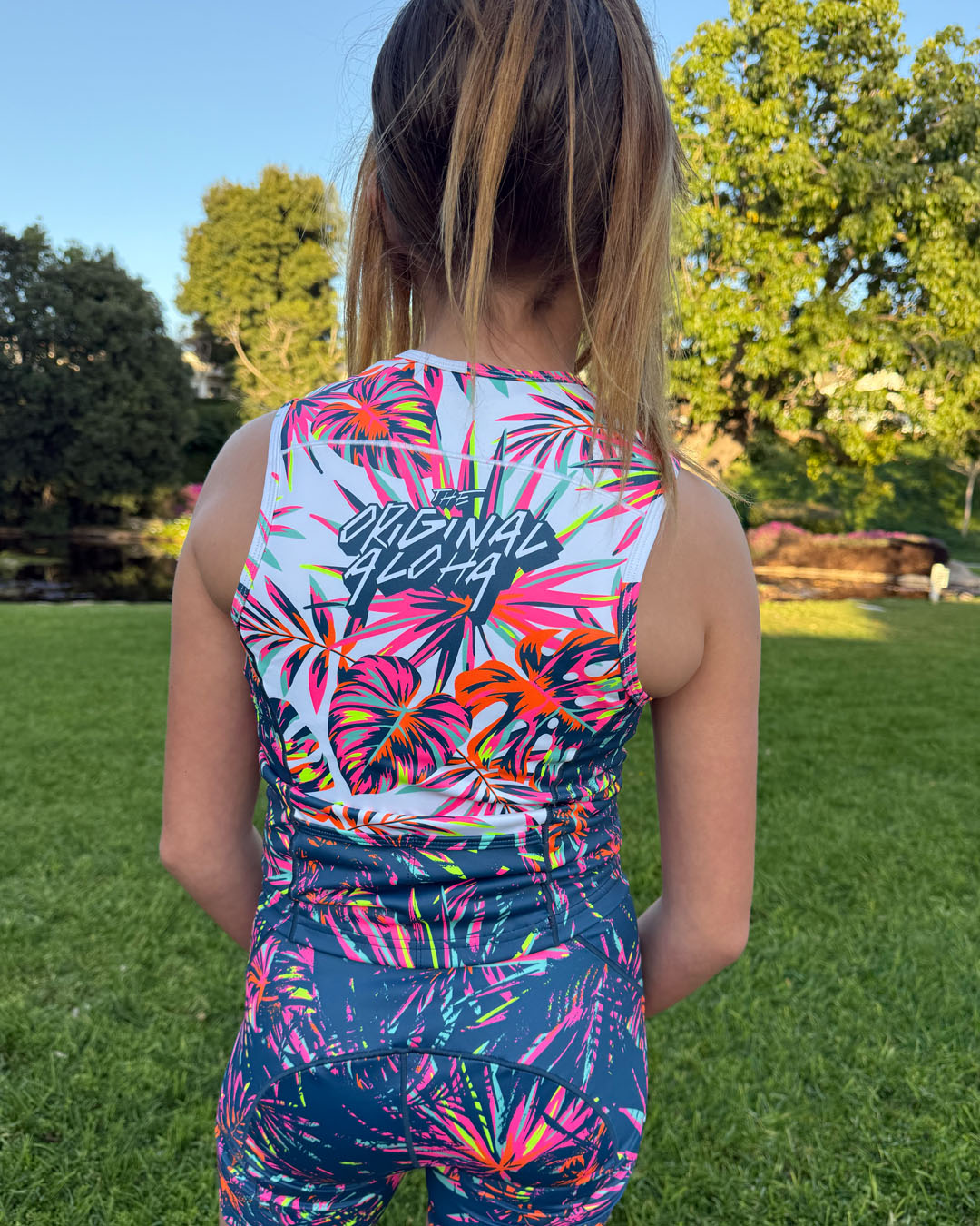 Zoot Sports KIDS Youth Ltd Protégé Tri Tank - Island Original Pink