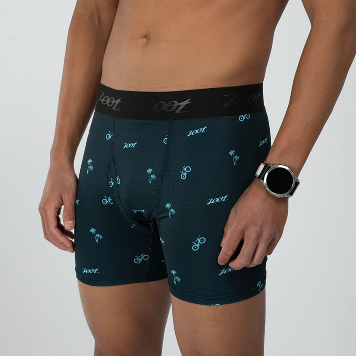 Zoot Sports LIFESTYLE Men's Ltd Boxer Brief - Bikes & Palms