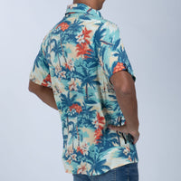 Zoot Sports LIFESTYLE Men's Ltd Button Up Party Shirt - Vintage Hula