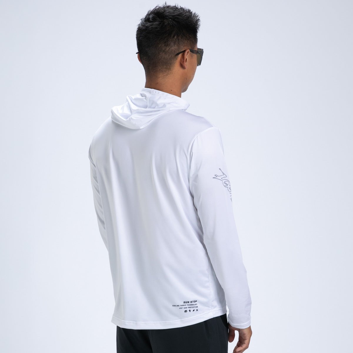 Zoot Sports LIFESTYLE Men's Ltd Run Sun Stop Hoodie - UPF White