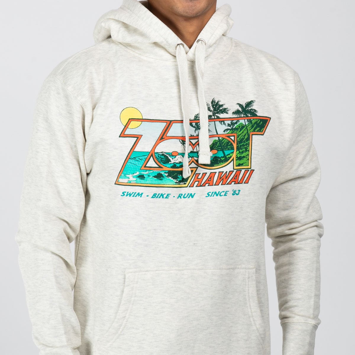 Zoot Sports LIFESTYLE Unisex Hawaii 83' Hoodie - Oatmeal Heather