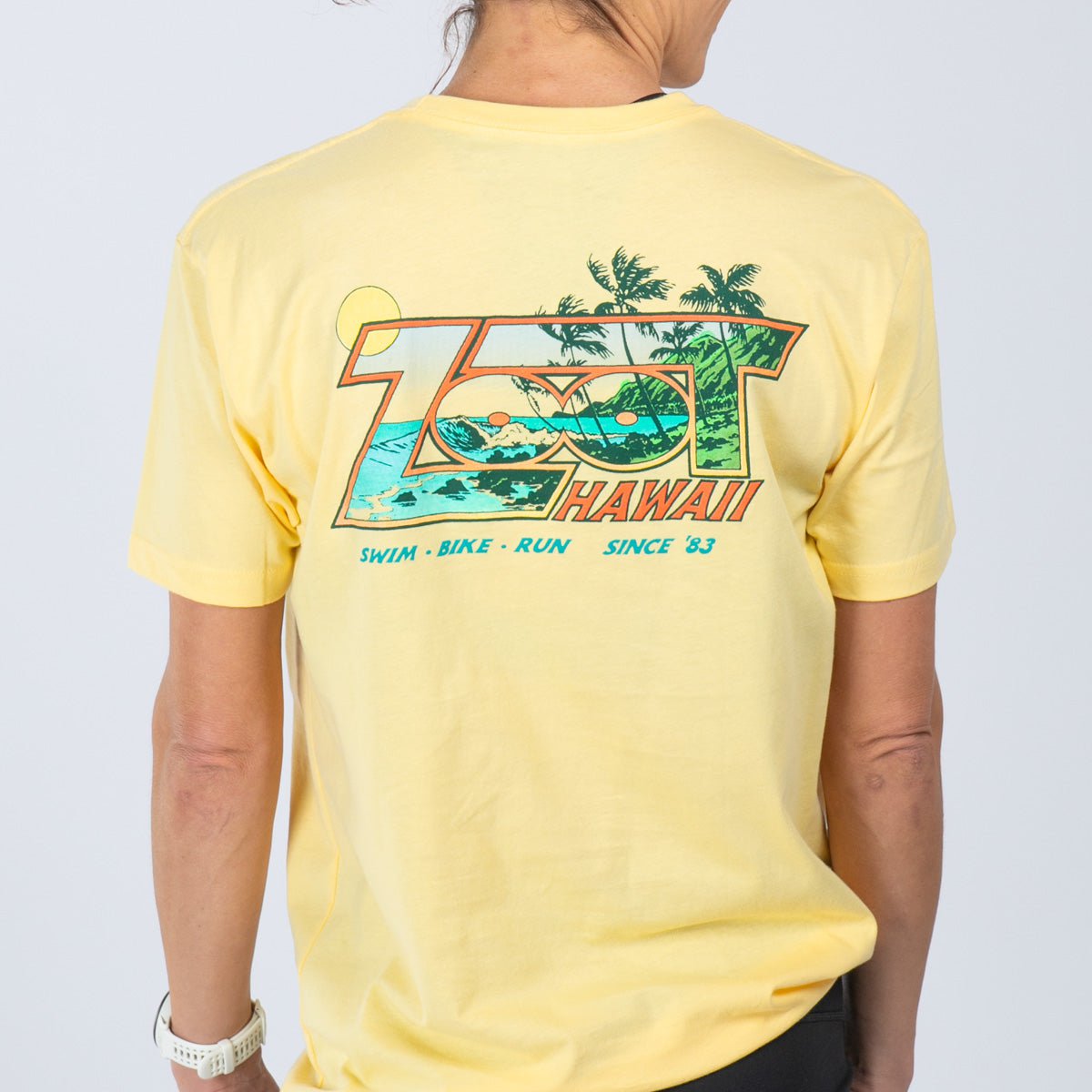 Zoot Sports LIFESTYLE Unisex Hawaii 83' Tee - Banana Cream