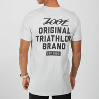 Zoot Sports LIFESTYLE Unisex Original Brand Tee - Silver