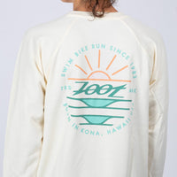 Zoot Sports LIFESTYLE Unisex Sunset Terry Crewneck - Bone