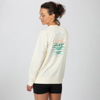 Zoot Sports LIFESTYLE Unisex Sunset Terry Crewneck - Bone