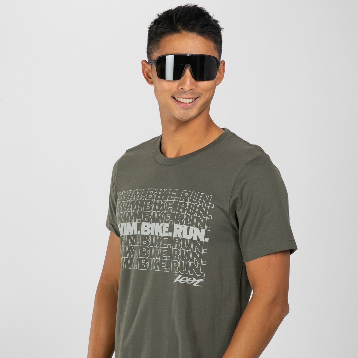 Zoot Sports LIFESTYLE Unisex Swim Bike Run Tee - Army