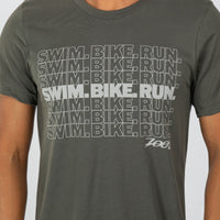 Zoot Sports LIFESTYLE Unisex Swim Bike Run Tee - Army