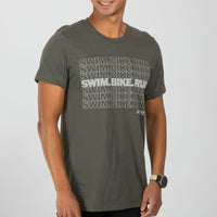 Zoot Sports LIFESTYLE Unisex Swim Bike Run Tee - Army