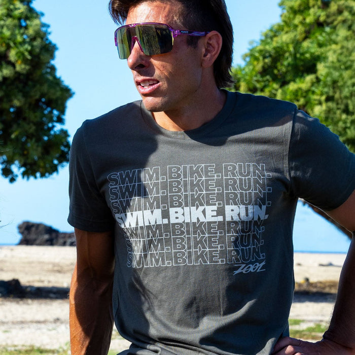 Zoot Sports LIFESTYLE Unisex Swim Bike Run Tee - Army