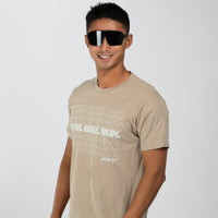 Zoot Sports LIFESTYLE Unisex Swim Bike Run Tee - Tan