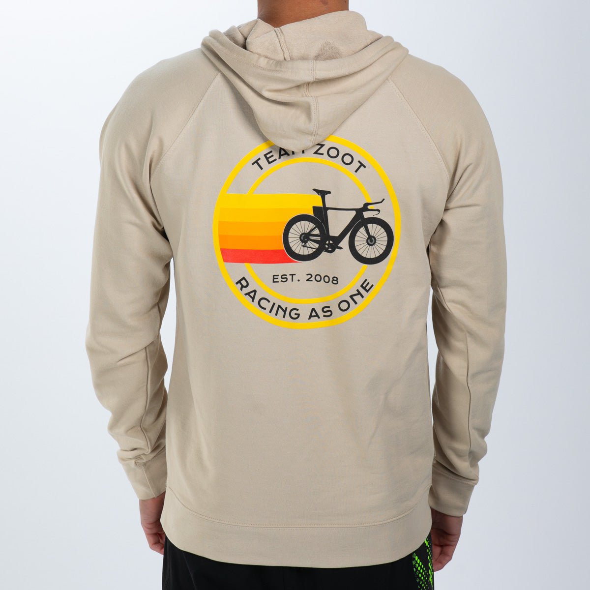 Zoot Sports LIFESTYLE Unisex Terry Pullover Hoodie - Team Zoot 2025 - Sand
