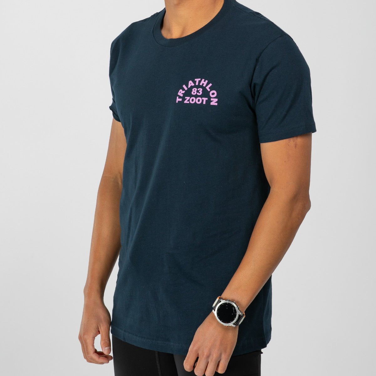 Zoot Sports LIFESTYLE Unisex Triathlon Arch Tee - Midnight Navy