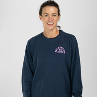 Zoot Sports LIFESTYLE Unisex Triathlon Arch Terry Crewneck - Indigo