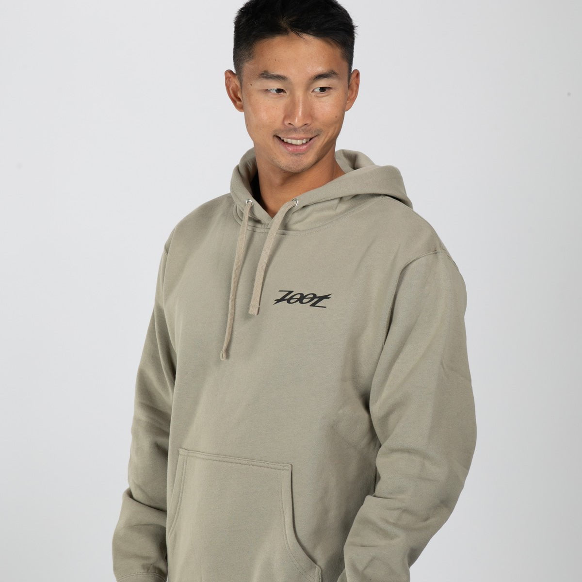 Zoot Sports LIFESTYLE Unisex Triathlon Stamp Hoodie - Cement