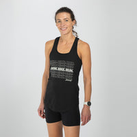 Zoot Sports LIFESTYLE Women's Swim Bike Run Racerback Tank - Black