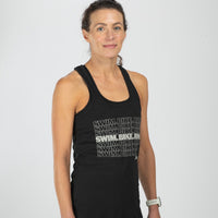 Zoot Sports LIFESTYLE Women's Swim Bike Run Racerback Tank - Black