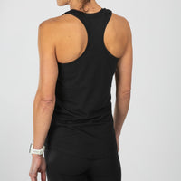 Zoot Sports LIFESTYLE Women's Swim Bike Run Racerback Tank - Black