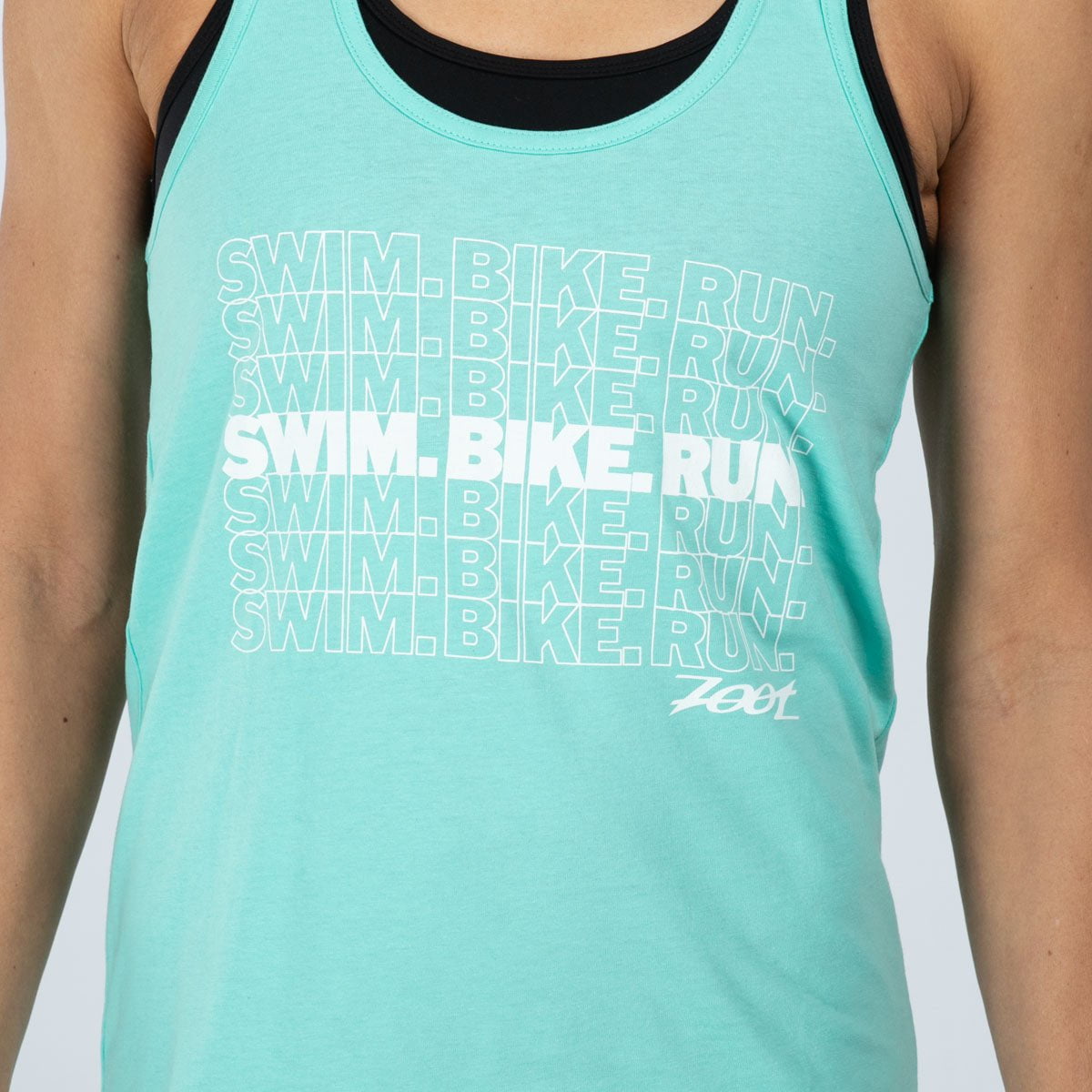 Zoot Sports LIFESTYLE Women's Swim Bike Run Racerback Tank - Mint