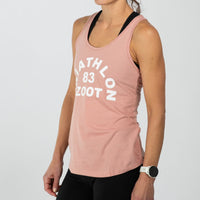 Zoot Sports LIFESTYLE Women's Triathlon Arch Racerback Tank - Desert Pink