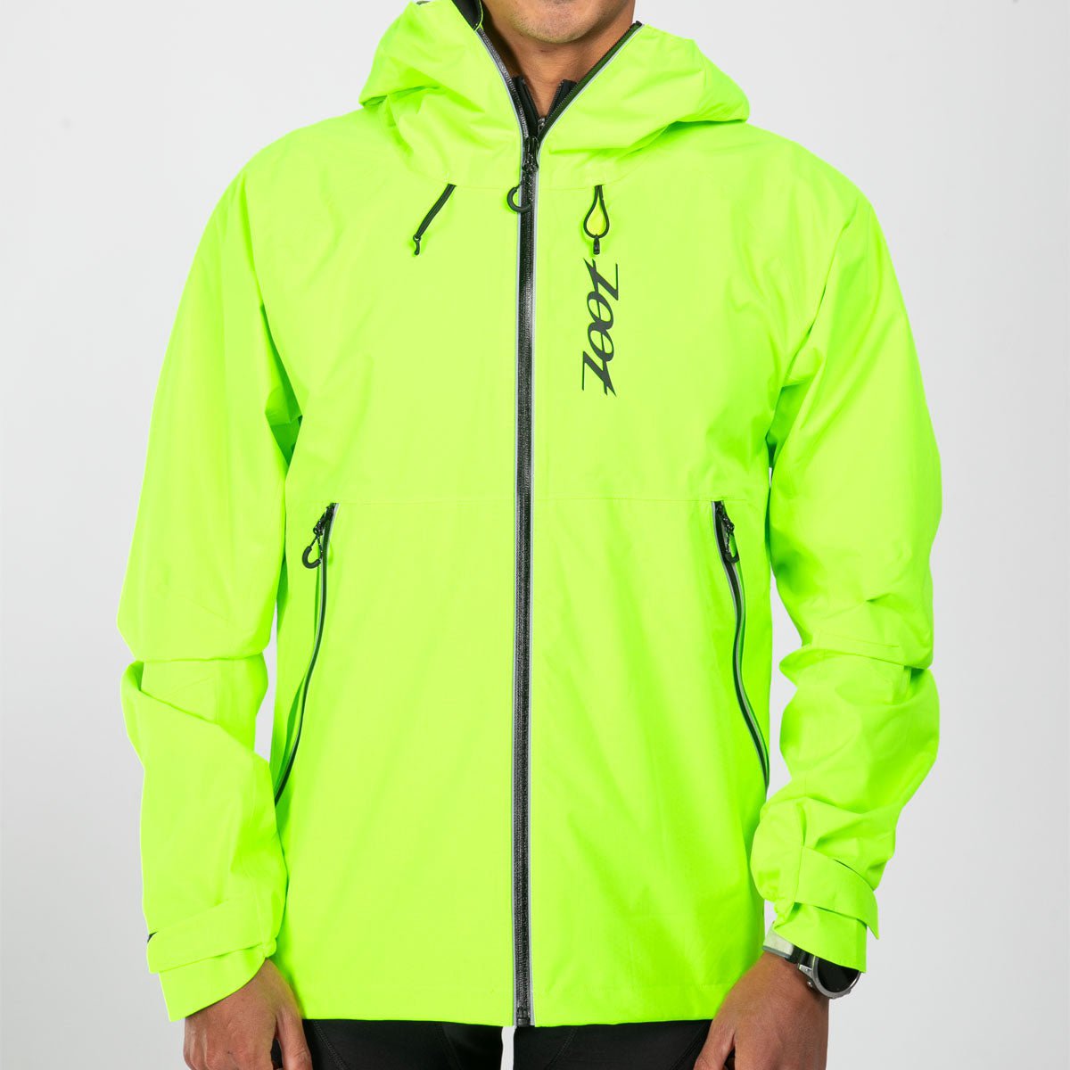 Zoot Sports OUTERWEAR Men's Elite FlashJacket - Safety Yellow