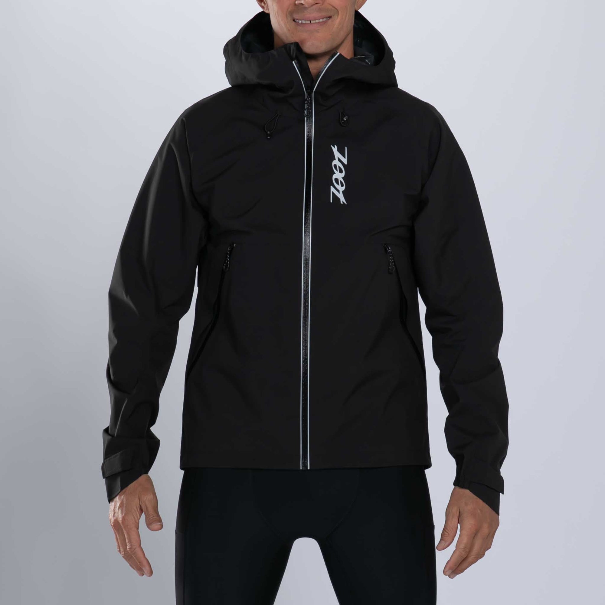 Zoot Sports OUTERWEAR Men's Elite Waterproof Jacket - Black
