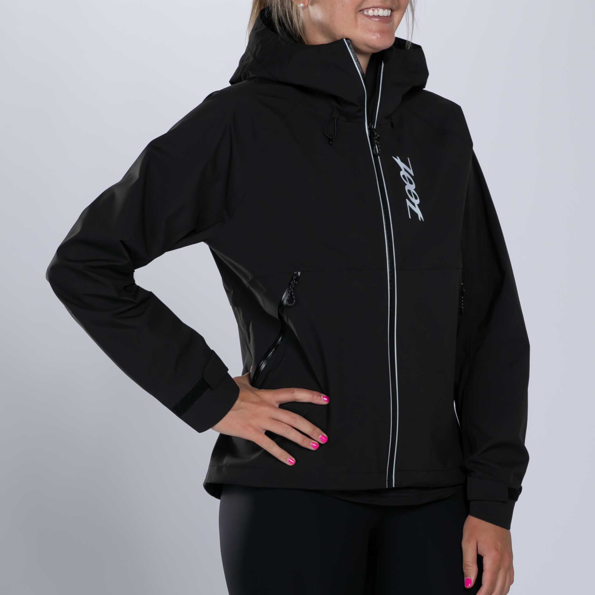 Zoot Sports OUTERWEAR Women's Elite Waterproof Jacket - Black