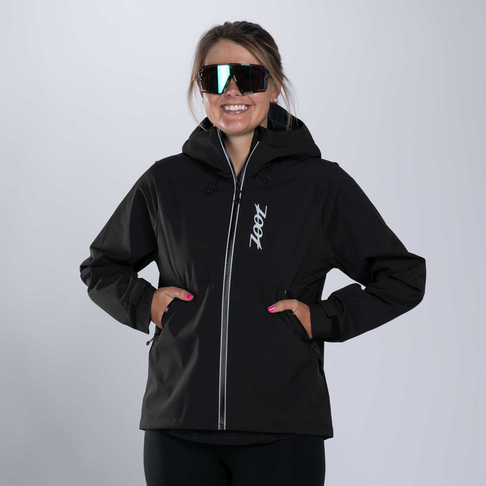 Zoot Sports OUTERWEAR Women's Elite Waterproof Jacket - Black