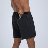 Zoot Sports RUN BOTTOMS Men's Core Run 5" Short - Jet Black