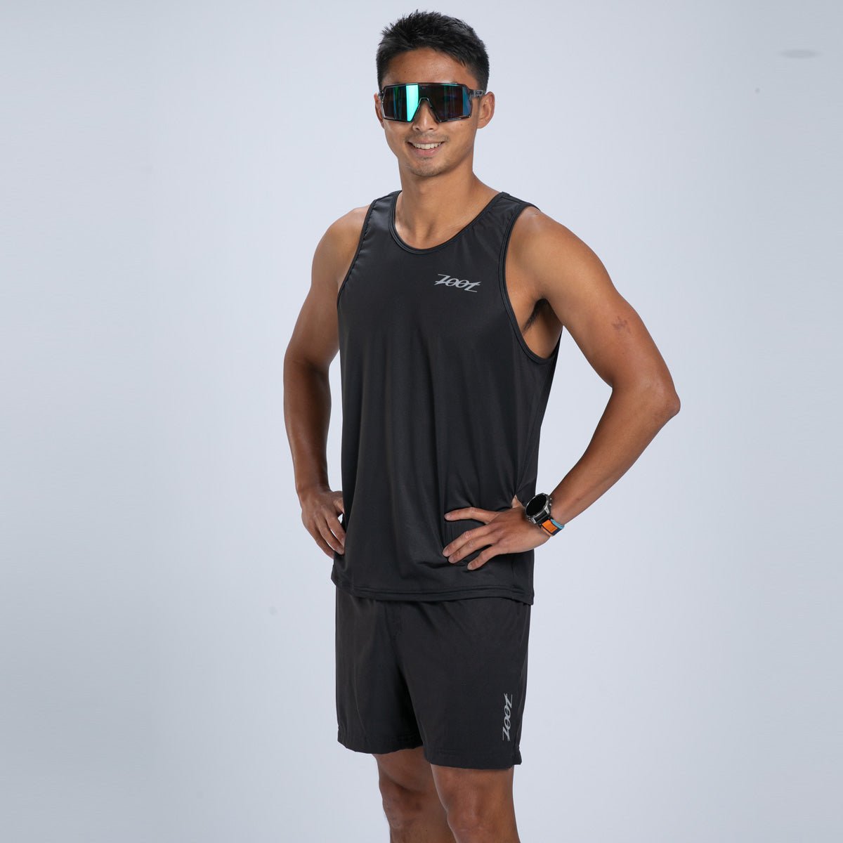 Zoot Sports RUN BOTTOMS Men's Core Run 5" Short - Jet Black