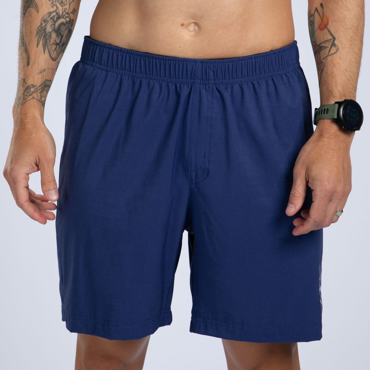 Zoot Sports RUN BOTTOMS Men's Core Run 7" Short - Navy