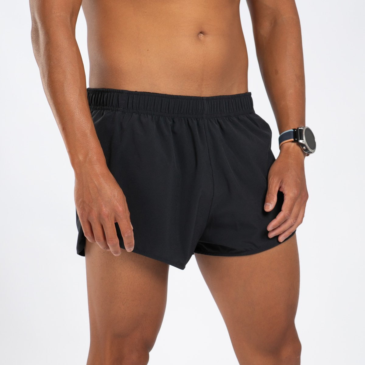 Zoot Sports RUN BOTTOMS Men's Elite Run 2" Short - Jet Black