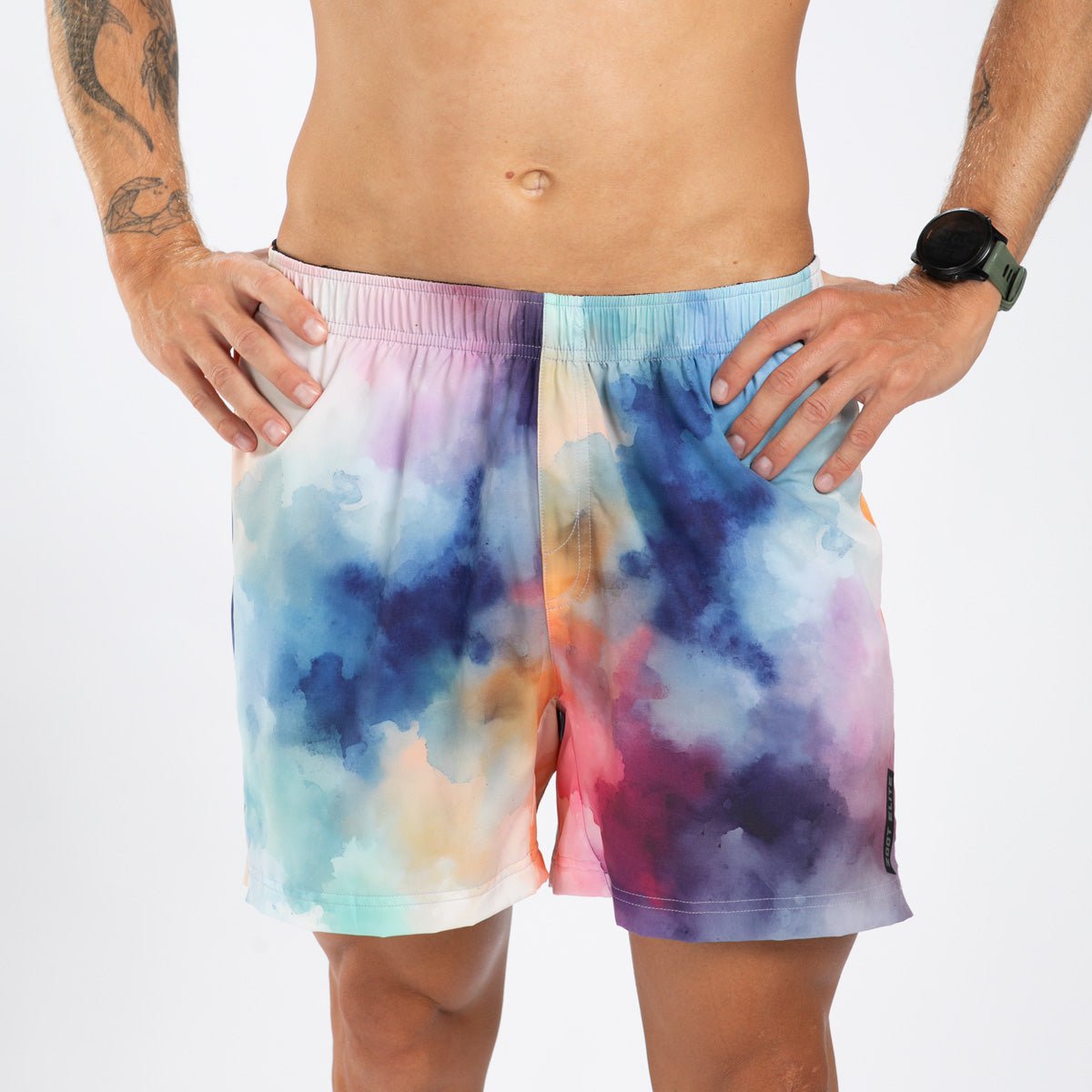 Zoot Sports RUN BOTTOMS Men's Elite Run 5" Short - Chromoflow