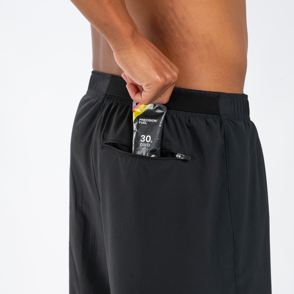 Zoot Sports RUN BOTTOMS Men's Elite Run 5" Short - Jet Black