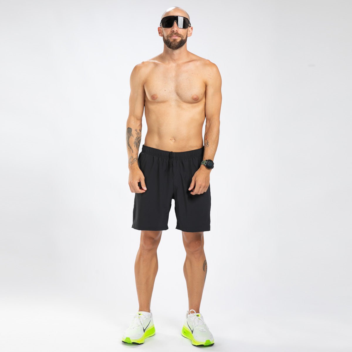 Zoot Sports RUN BOTTOMS Men's Elite Run 7" Short - Jet Black