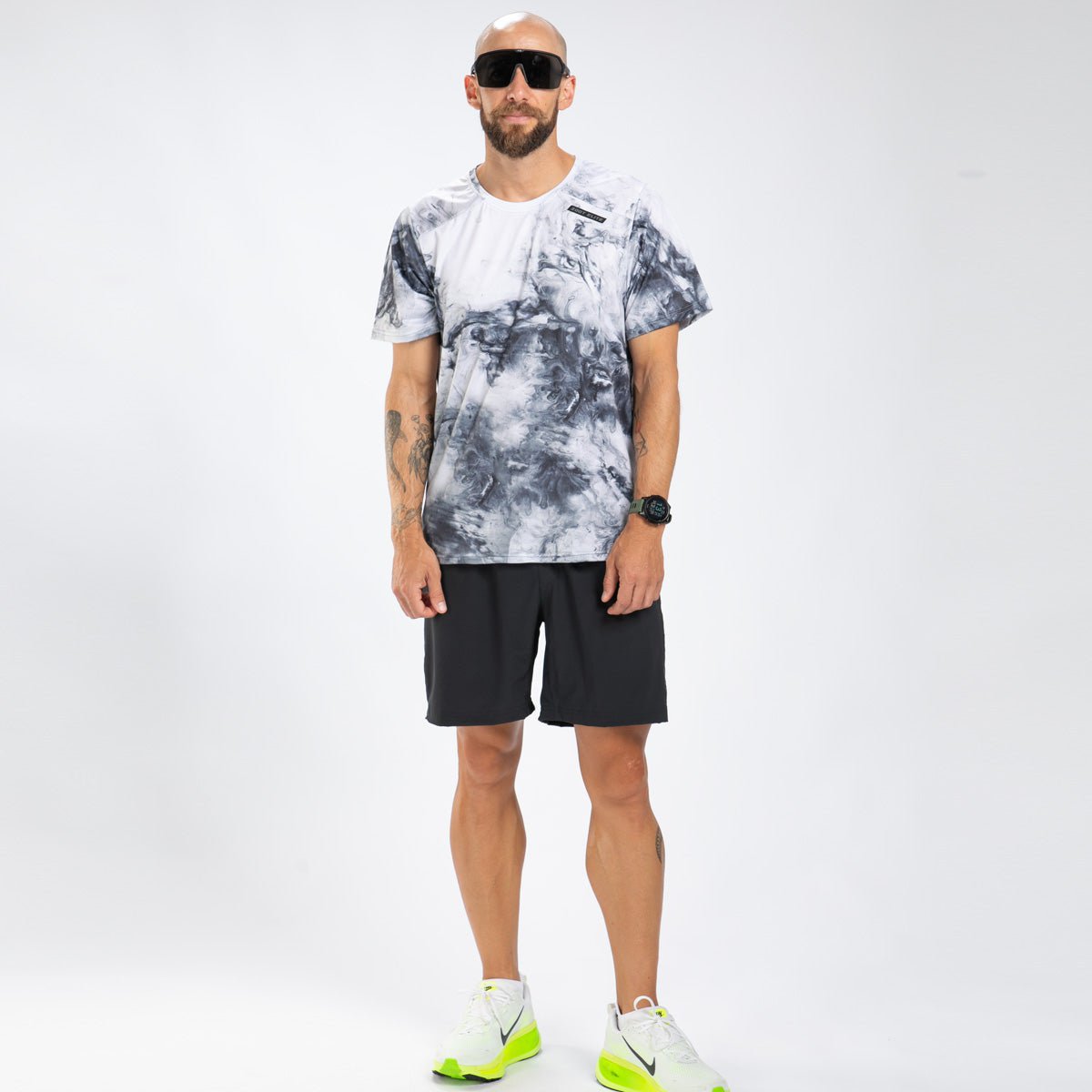 Zoot Sports RUN BOTTOMS Men's Elite Run 7" Short - Jet Black