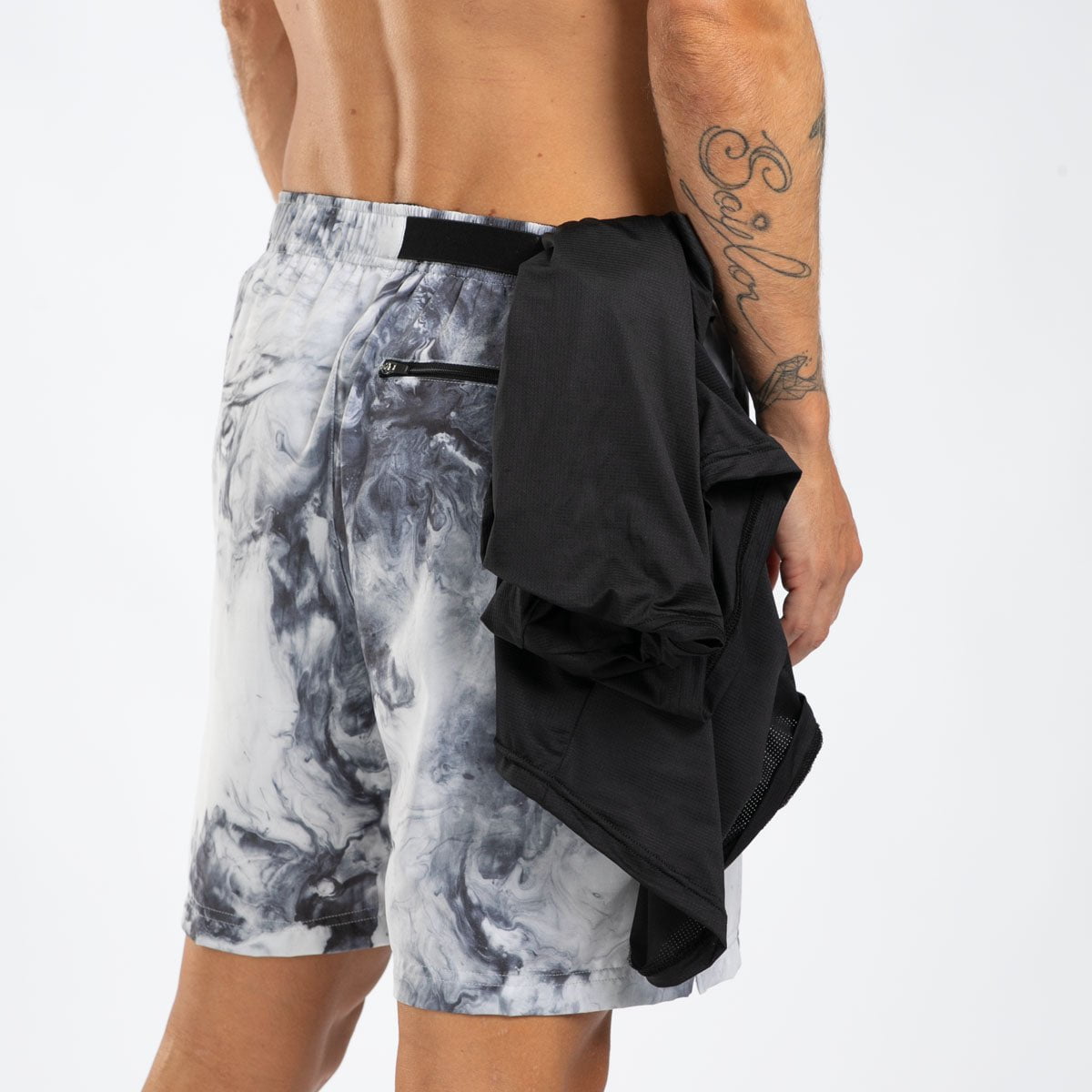 Zoot Sports RUN BOTTOMS Men's Elite Run 7" Short - Vapor White